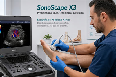 SonoScape aplicado a la podología